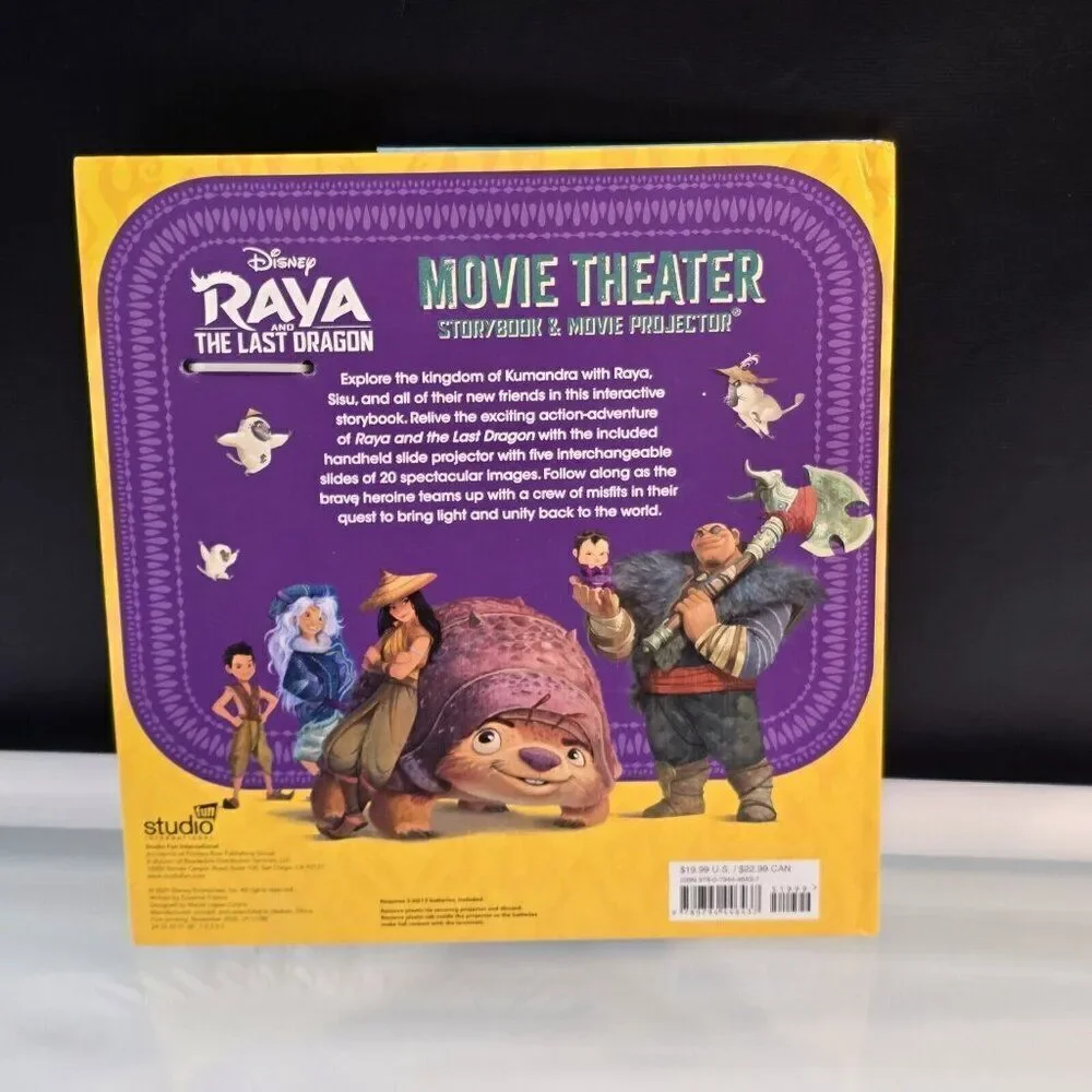 Disney: Raya and the Last Dragon Movie Theater Storybook & Movie Projector